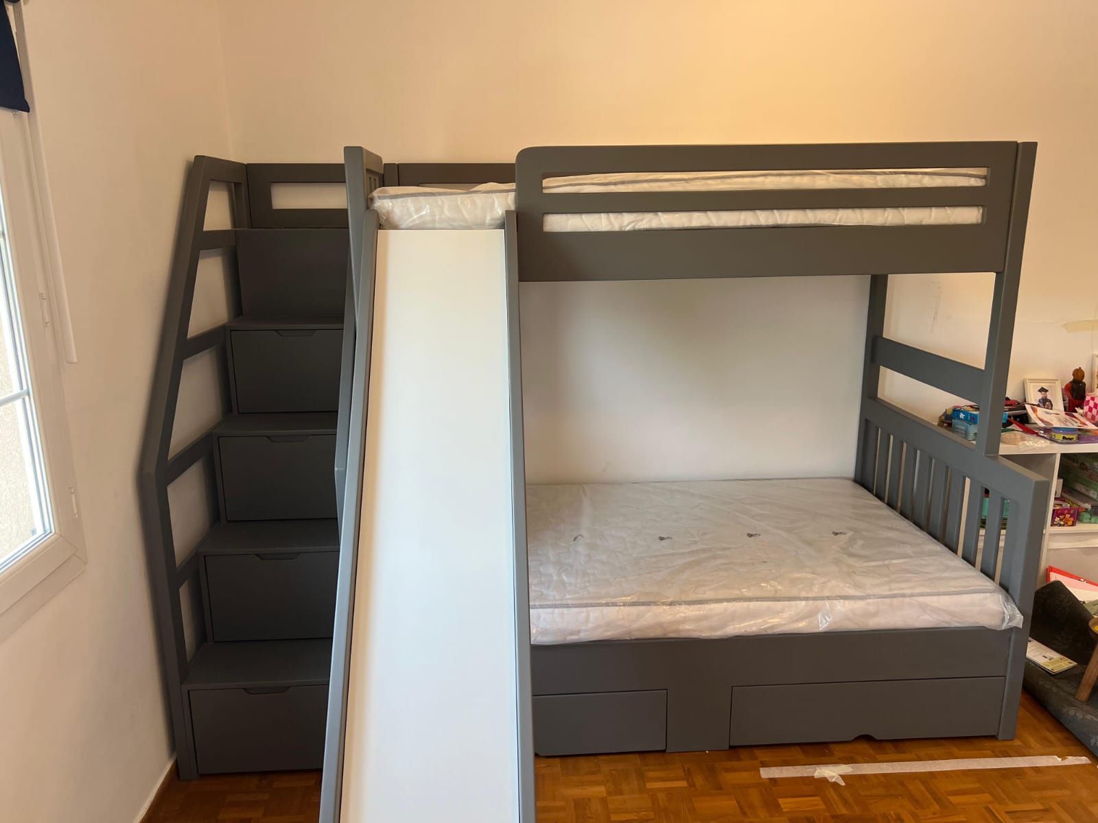 Custom Kids' Bunk Bed – Design 4