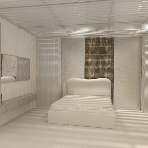 Baby Bed Room wall head board bed