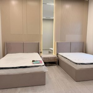 Baby Bed Room wall head board bed