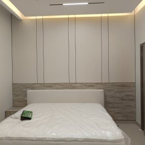 Feel Nice Interior Design - Wall Headboard With Curtains Dubai